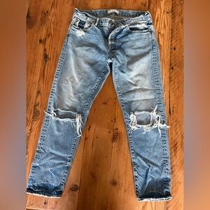 Women’s Distressed Japanese Jeans
